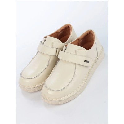 01-D7581-2 BEIGE Ботинки демисезонные женские (натуральная кожа)