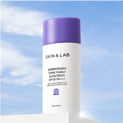 Skinnlab Barrierderm Think Family Солнцезащитный крем 70 мл