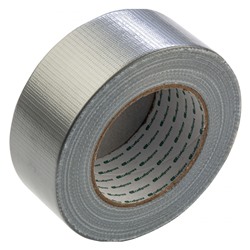 Лента клейкая армированная, 48 мм х 50 м, серебро Сибртех