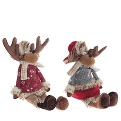GAEM Игрушка набивная "Олень", L37 W20 H58/32 см, 2в.