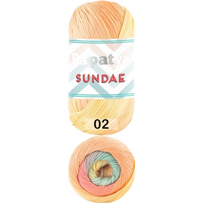 Пряжа Kamgarn Sundae Papatya