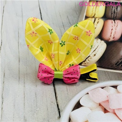 Зажим для волос детский "Уточка с ушками" 5 см УТ4 тип 1