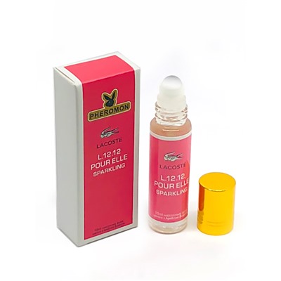 Lacoste Eau De Lacoste L.12.12 Pour Elle Sparkling pheromon For Women oil roll 10 ml