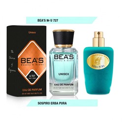 Beas U727 Xerjoff Sospiro Erba Pura edp 25 ml, Парфюм унисекс Beas U727 создан по мотивам аромата Xerjoff Sospiro Erba Pura