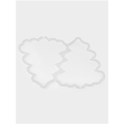 Форма леденцов «Ёлка», силикон, 2 ячейки, 12×9×0.8 см, h=8 см, прозрачная