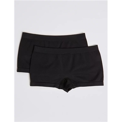 2 Pack Seamfree Shorts (6-16 Yrs)