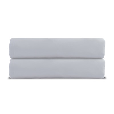 Простыня на резинке из сатина серого цвета из коллекции Russian North, 180х200х30 см