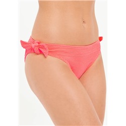 Ribbed Bow Bikini Bottoms