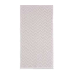 Полотенце махровое LoveLife Zig-Zag, 30х60 см, цвет пыльно-лавандовый, 100% хл, 450 гр/м2