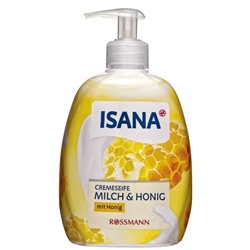ISANA Cremeseife Milch & Honig Крем-мыло Молоко и Мед с медом 500 г