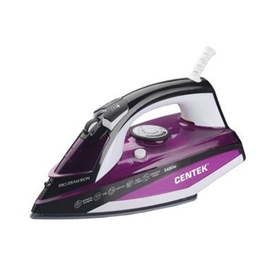 Утюг CENTEK CT-2344 Violet 2400Вт,верт.пар,,керам.под оптом