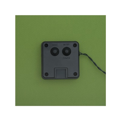 Гирлянда «Нить», 4.5 м, уличная, с насадками «Шарик», IP44, 30 LED, 2 режима, солнечная батарея, тёмная нить, свечение жёлтое