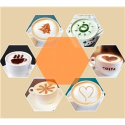Набор трафаретов "Coffee" / 16 шт