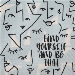 Салфетка на стол "Find yourself"