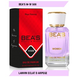 Beas W508 Ланвин Eclat D'arpege Women edp 50 ml, Парфюм женский Beas W508 создан по мотивам аромата Ланвин Eclat D'arpege