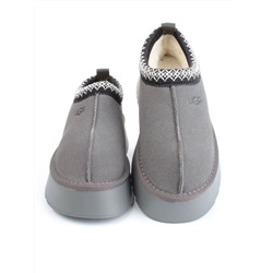 04-X87 GRAY Угги зимние женские (натуральная замша, натуральная шерсть)