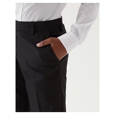 Boys' Plus Fit Slim Leg School Trousers (2-18 Yrs)