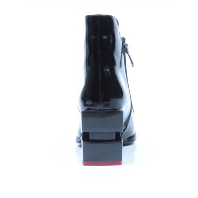 01-C1C3694-21B100M BLACK Ботинки демисезонные женские (натуральная кожа, байка)