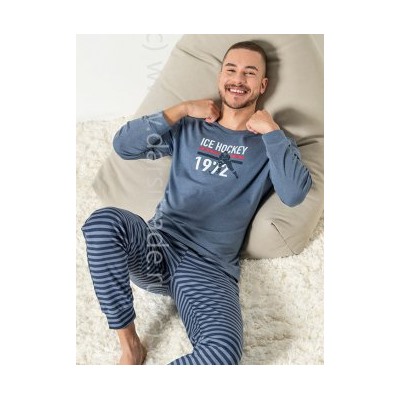Пижама мужская №DU635 Loungewear Cotonella Образец