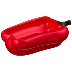 БЛЮДО ДЛЯ ЗАПЕКАНИЯ "ПЕРЕЦ" 500 МЛ. 21*12,5 СМ. ВЫСОТА=6 СМ. КОЛЛЕКЦИЯ "IL RACCOLTO" (КОР=18ШТ.)