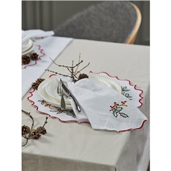 Набор из двух салфеток Festive wreath из коллекции New Year Essential, 45х45 см