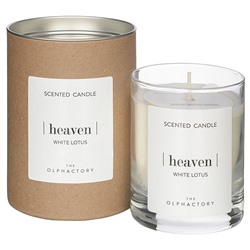 Свеча ароматическая The Olphactory, Heaven, White Lotus (новая), 40 ч