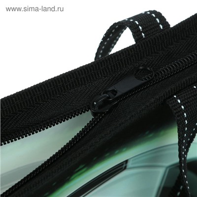 Папка с ручками А4, 335 х 235 х 55 мм, пластиковая, ручки-тесьма, Calligrata "Мяч"