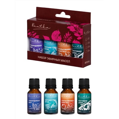 Набор масел эфирных "Banika" Для неё" (апельсин, мята, пихта, лаванда), 4х15мл
