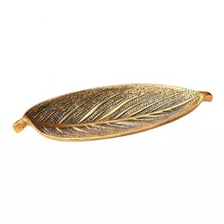 Поднос в форме листа, Metal Leaf Shape Tray, произв. Kridaykraft