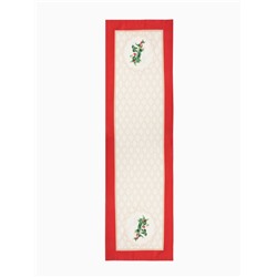 Дорожка Этель Christmas wreath« 40×149 см, 100% хлопок, саржа 190 г/м²