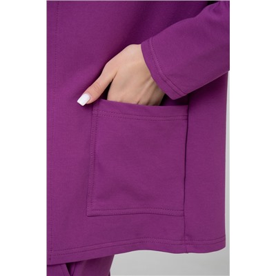 Жакет женский 25-450L3-44 яр.сливовый