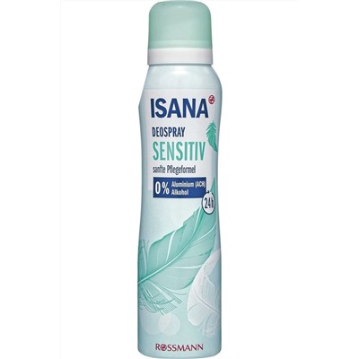 Део-спрей ISANA Deospray Sensitiv/Чувствительный /150мл