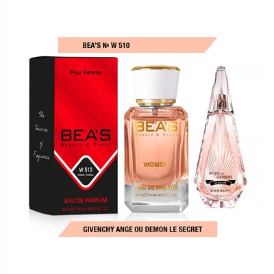 Beas W510 Givenchy Ange Ou Demon Le Secret Women edp 50 ml, Парфюм женский Beas W510 создан по мотивам аромата Givenchy Ange Ou Demon Le Secret