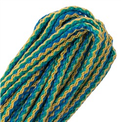 Шнур вязаный полипропиленовый с серд."Радуга", 4 мм, L 20 м, Сибртех