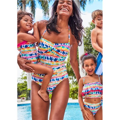 Tie Dye Fold Over Bikini Briefs