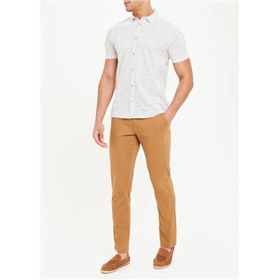 Short Sleeve Dash Print Jersey Shirt