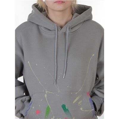 005 GRAY Костюм спортивный зимний женский (95% хлопок, 5% полиэстер)