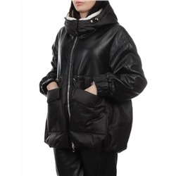 H24-210 BLACK Куртка демисезонная женская (100 гр. холлофайбер)