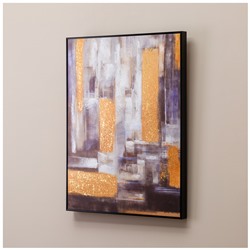 КАРТИНА В РАМЕ "АБСТРАКЦИЯ ВЛЕЧЕНИЕ" 62Х82Х4,5 СМ