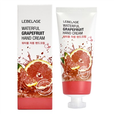 Lebelage Уценка Крем для рук с экстрактом грейпфрута / Waterful Grapefruit Hand Cream, 100 мл