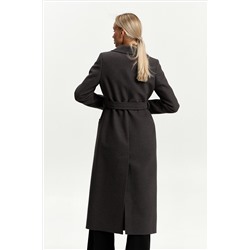 Пальто женское демисезонное 26770 (темно-серый)