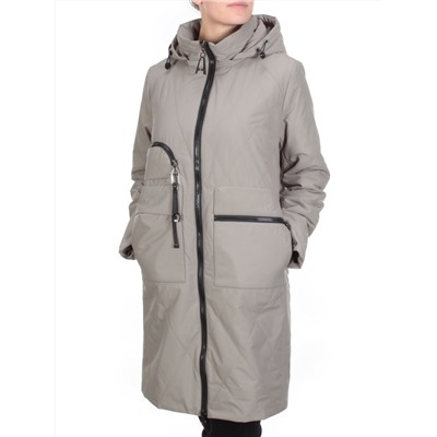 M-5022 DARK BEIGE Куртка демисезонная женская CORUSKY (100 гр. синтепон)