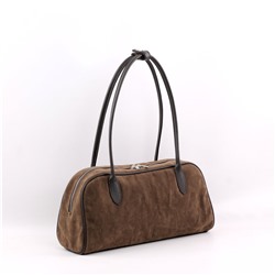 NEW Сумка 2042 эко-замша шоколад