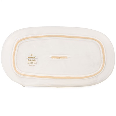 БЛЮДО СЕРВИРОВОЧНОЕ КОЛЛЕКЦИЯ "PINE CONES", 30,5*16,5*2,8 СМ