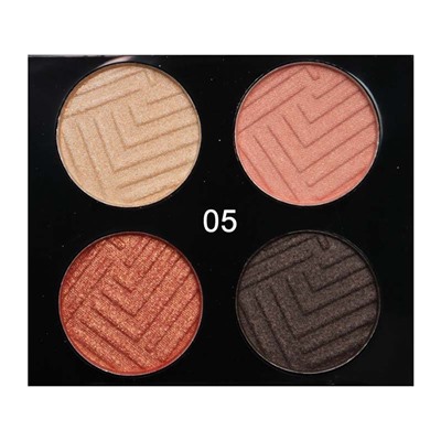Тени O.TWO.O 4 Colours Eyeshadow №5 4x2.5 g