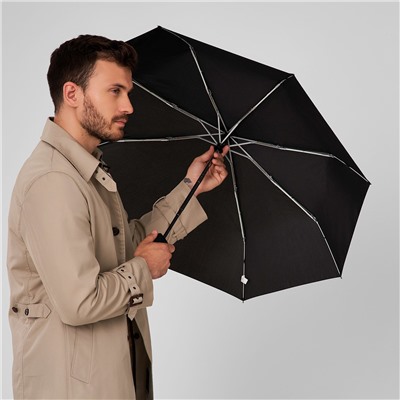 G819-01 Black (Черный) Зонт мужской автомат Fulton