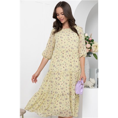 Платье "Виталина" (желтое) П6700