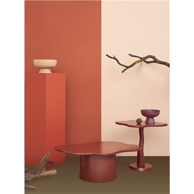 Столик приставной Fluid, 56х49 см, сепия