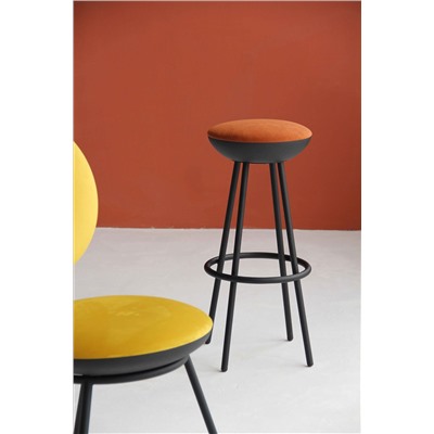 Стул барный О SHT-S212
                        песчаная буря fortis 412 / черный / черный муар