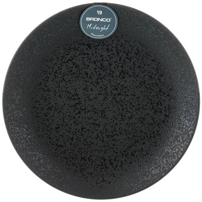 ТАРЕЛКА ЗАКУСОЧНАЯ BRONCO "MIDNIGHT" 20,5 СМ (МАЛ=2ШТ/КОР=48ШТ.)
